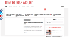 Desktop Screenshot of how-to-lose-weight.com